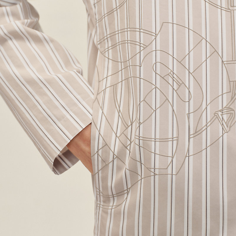 "Eperon d'Or 3D Ray" zipped jacket