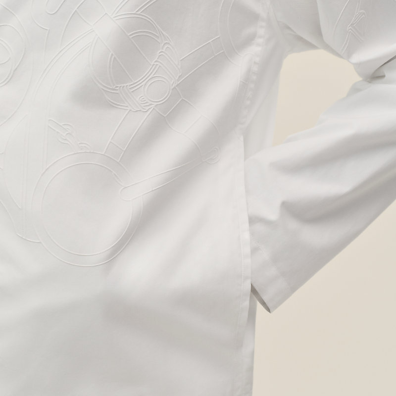 "Eperon d'Or 3D" zipped jacket