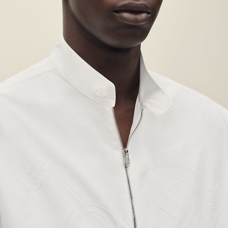"Eperon d'Or 3D" zipped jacket