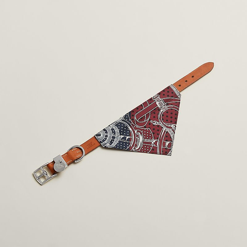 hermes dog scarf