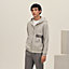 "Eperon d'Or en Perspective" zipped hooded sweater, View: Worn, worn, view 2 of 5