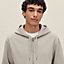 "Eperon d'Or en Perspective" zipped hooded sweater, View: Worn, worn, view 4 of 5