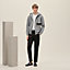 "Eperon d'Or en Perspective" zipped hooded sweater, View: Worn, worn, view 1 of 5