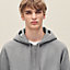 "Eperon d'Or en Perspective" zipped hooded sweater, View: Worn, worn, view 4 of 5