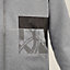"Eperon d'Or en Perspective" zipped hooded sweater, View: Worn, worn, view 5 of 5