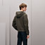 "Eperon d'Or en Perspective" zipped hooded sweater, View: Worn, worn, view 3 of 5