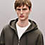 "Eperon d'Or en Perspective" zipped hooded sweater, View: Worn, worn, view 4 of 5