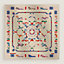Eperon d'Or et Tenues de Jour shawl 140, View: Flat, flat, view 2 of 3