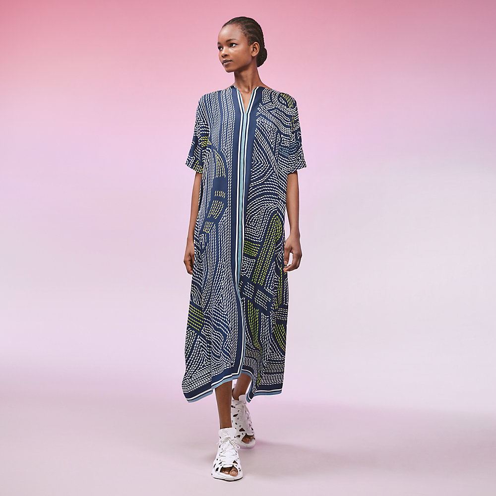 hermes caftan dress