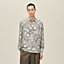 "Eperon d'Or Quadrilignes" straight cut shirt, View: Worn, worn, view 3 of 7