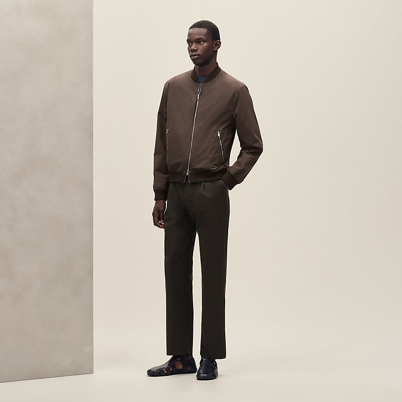 "Eperon d'Or" rib-trim jacket