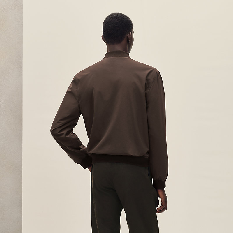 "Eperon d'Or" rib-trim jacket