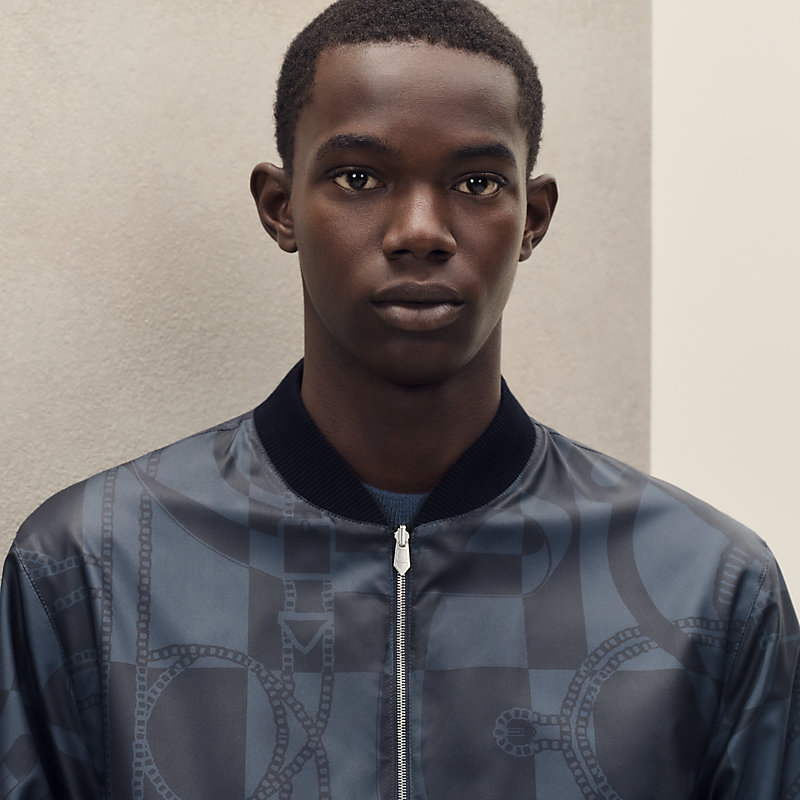 "Eperon d'Or" rib-trim jacket