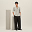 "Eperon d'Or Soie Plissee" short-sleeve straight cut shirt, View: Worn, worn, view 1 of 5