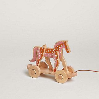 HERMES Beechwood Rocking Horse Naturel 1252478