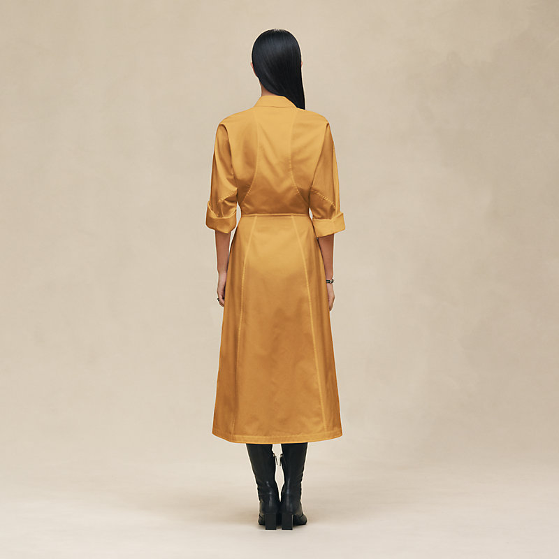 Equestrian shirt dress
