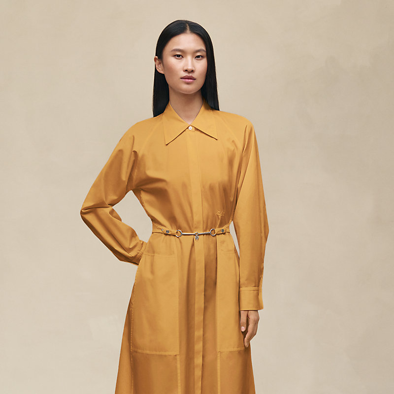 Equestrian shirt dress