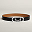 Equipage belt buckle & Reversible leather strap 38&nbsp;mm, View: , view 1 of 2