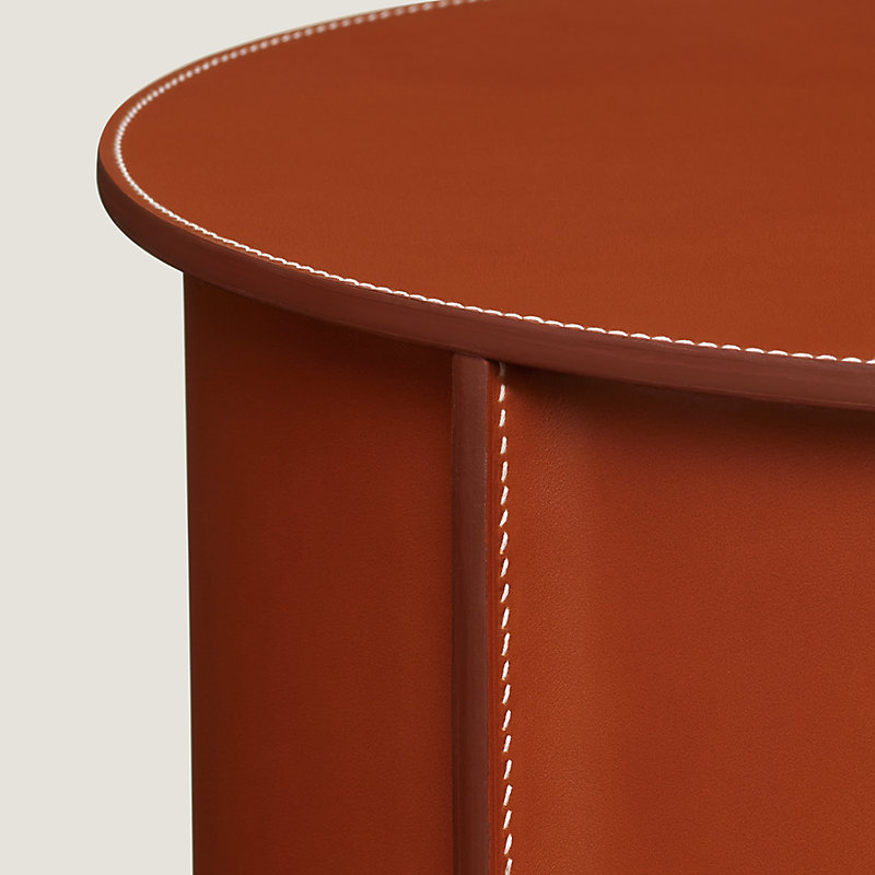 Equipages d'Hermès cork stool, small model