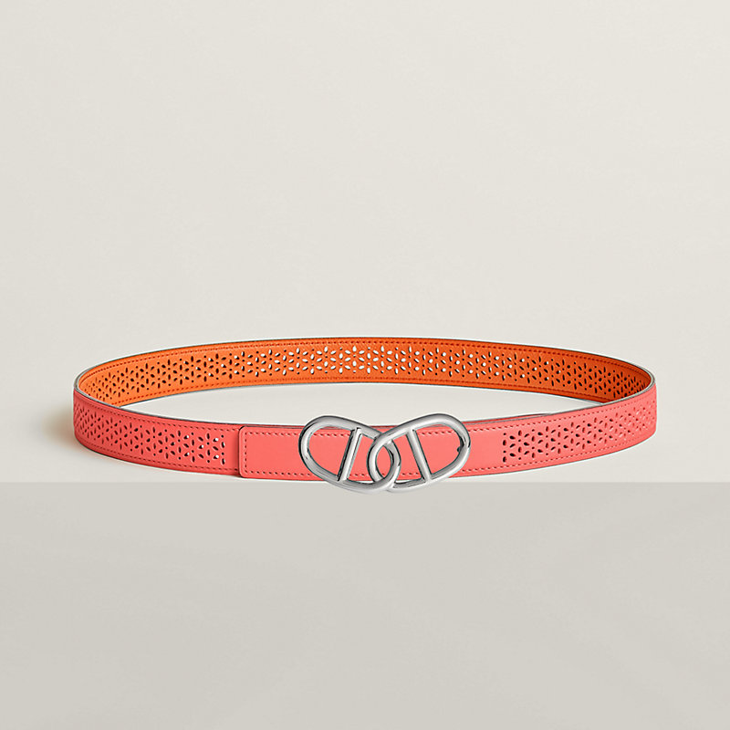 Escale belt buckle & Reversible leather strap 24 mm
