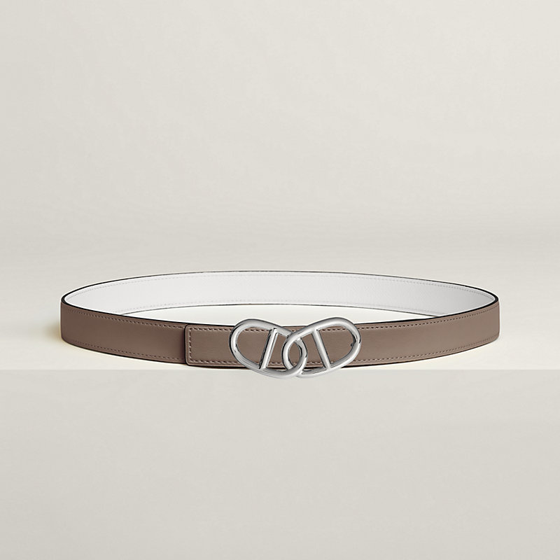 Escale belt buckle & Reversible leather strap 24 mm