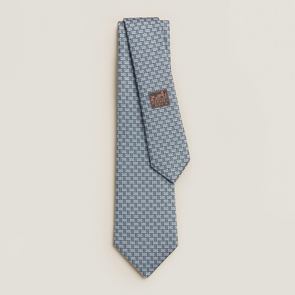 Escape Game tie - Grey | Hermès Thailand