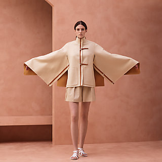 hermes cape coat