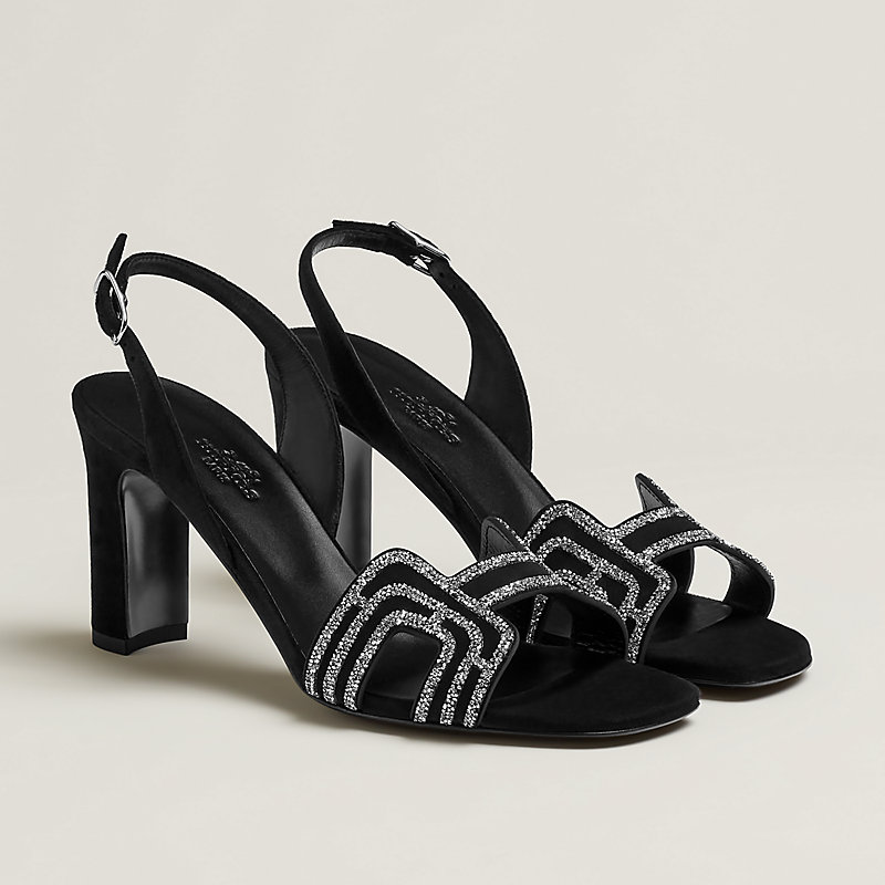 hermes heeled sandals