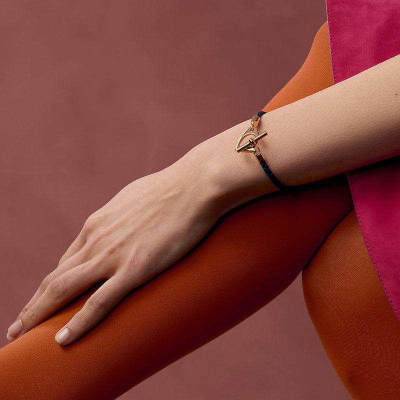 Etrier bracelet - Blue | Hermès USA