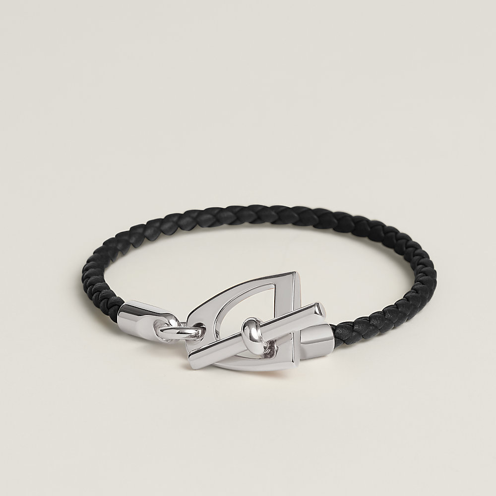 Etrier bracelet - Black | Hermès USA Etrier bracelet - Black | Hermès USA