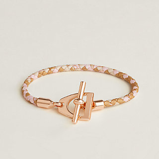 【Hermes】Etrier bracelet Rose Gold ◆国内発送◆ etrier-bracelet--100025FO08-