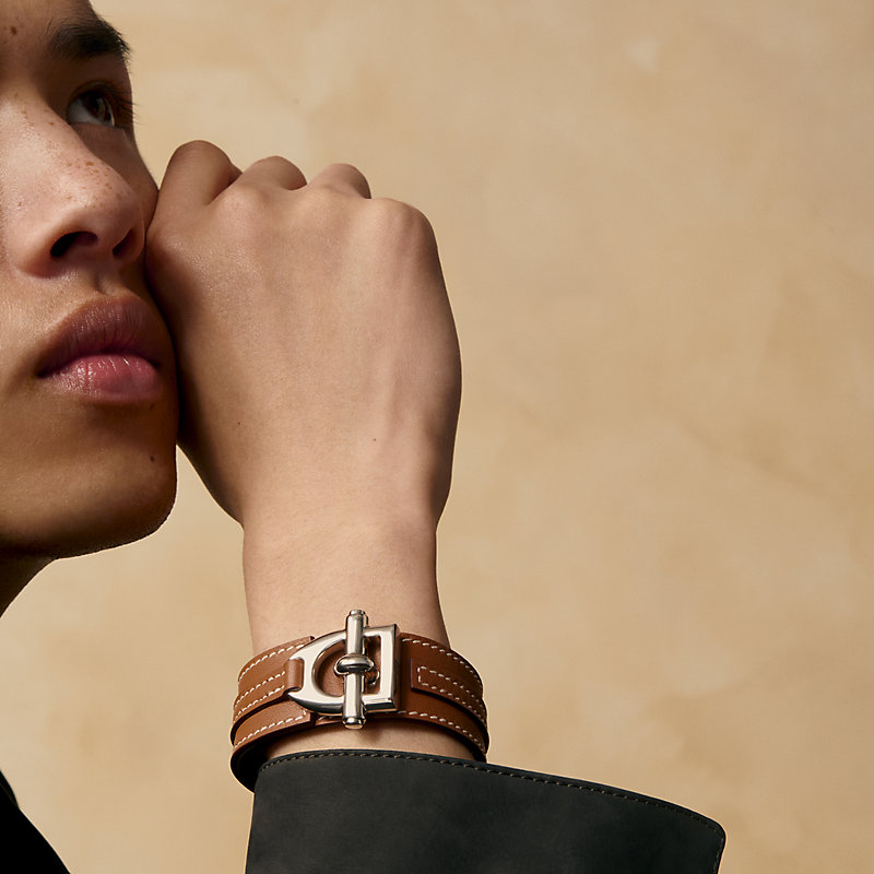 Etrier bracelet - Beige | Hermès USA