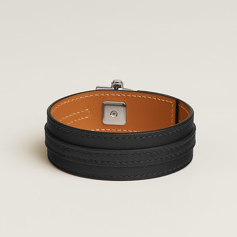 Etrier bracelet - Black | Hermès USA
