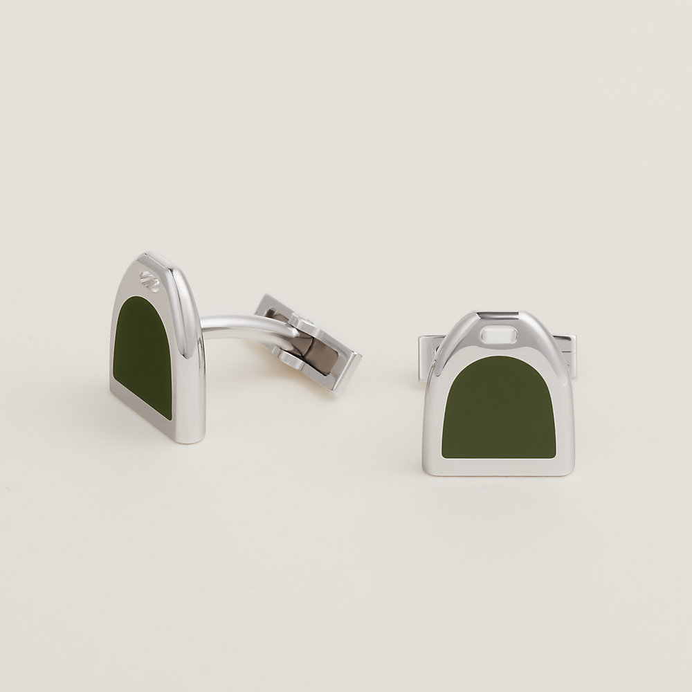 Hermès｜ Cufflinks〝GLENAN〟 Hermès Glénan Pair of cufflinks