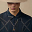 Etrier necklace, View: Worn, worn, view 2 of 3