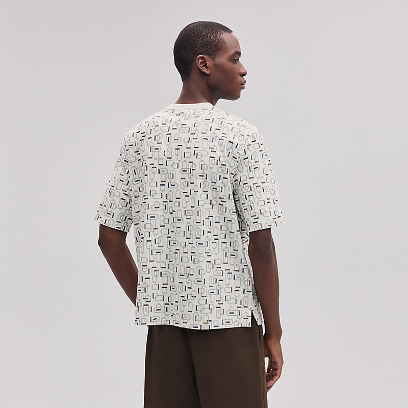 【HERMES】上品でカジュアル☆Etriers Elastiques Tシャツ men's Etriers Elastiques