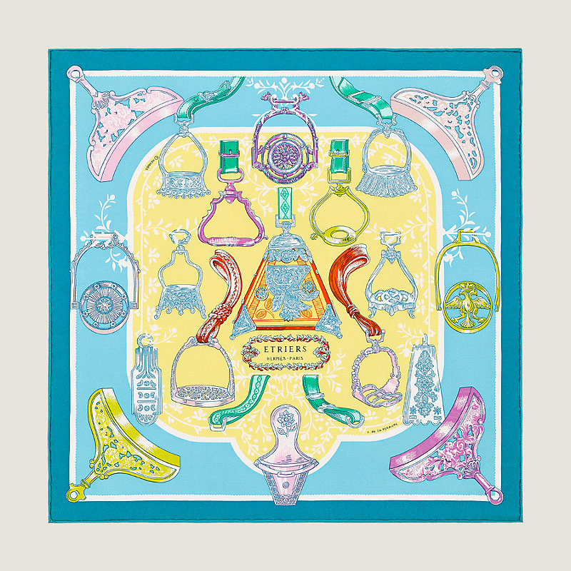 Etriers Remix scarf 45 Hermès Poland