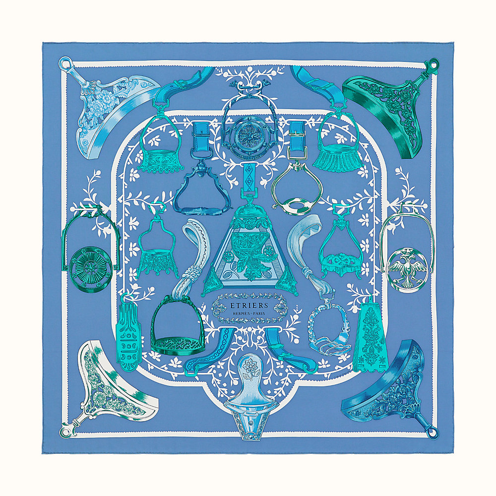 hermes green scarf