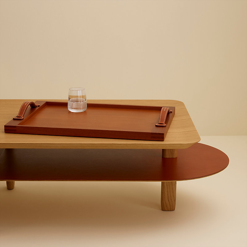 HERMES Tray Vido Poche Mease et Lurance Desk Ebene/Fauve Taurillon・Squ–  GALLERY RARE Global Online Store