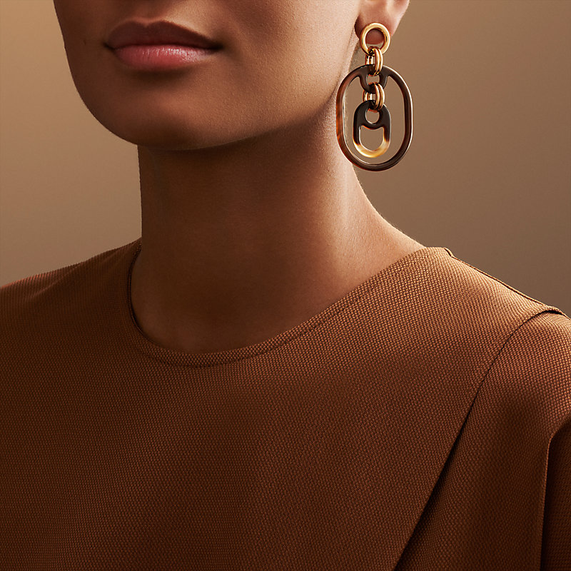 hermes hoop earrings