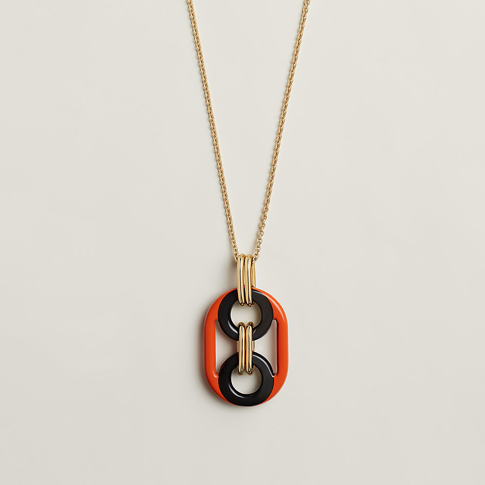 HERMES ペンダント Eurydice pendant, large model - Orange | Hermès USA