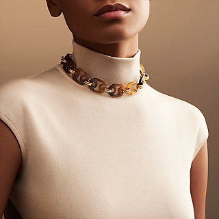 HERMES【Collana corta Eurydice】ショートネックレス 天然素材 Eurydice short necklace | Hermès Finland