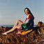 Evasion 2 beach towel, View: Worn, worn, view 3 of 3