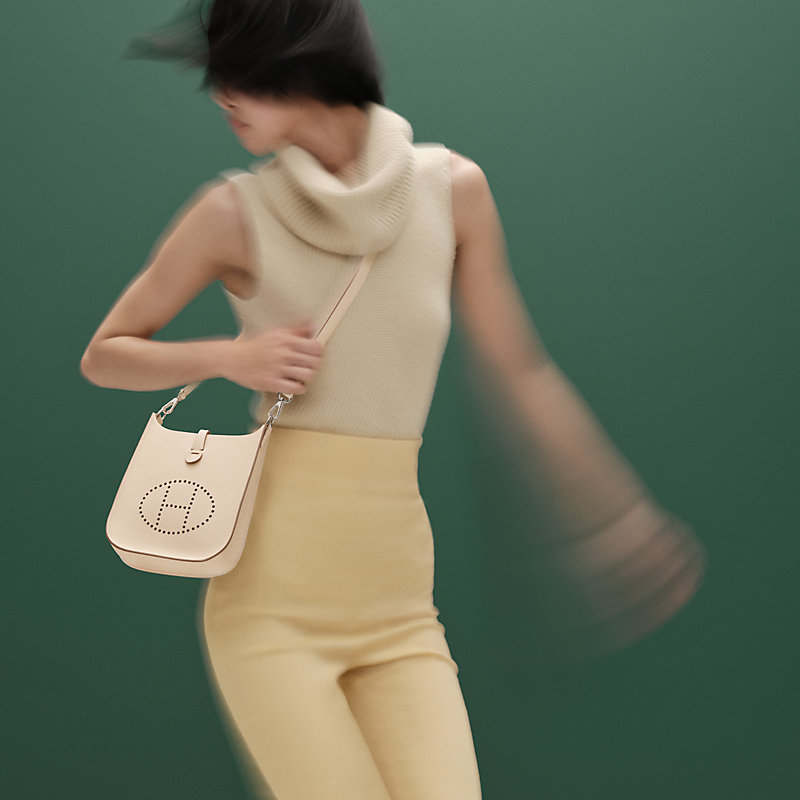 Evelyne 16 Sellier bag - Beige | Hermès USA