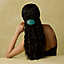 Evelyne PM hair clip, View: Worn, worn, view 1 of 3