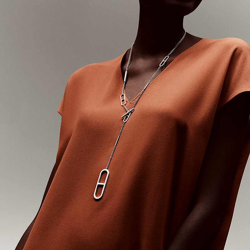 HERMES GOLD CHAINE DANCRE NECKLACE by Hermès (Co.) on artnet