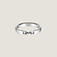 Ever Chaine d'ancre wedding band, large model, View: front, front, view 1 of 2