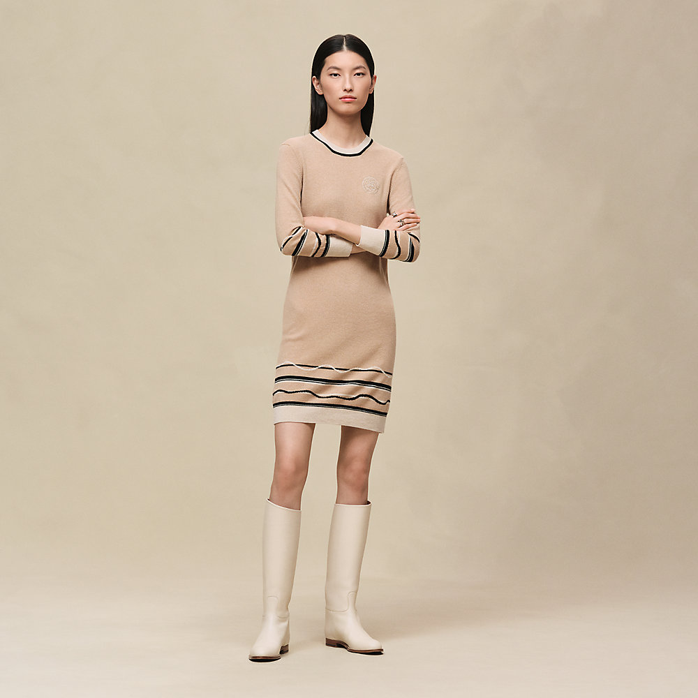 beige by eci striped dress hermès Introducing style 992752 🍋, guipure lace dress Size:XL Petite Dress up your days