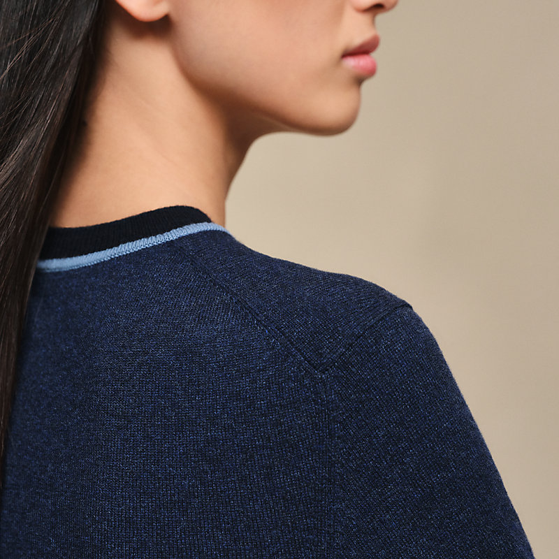 "Ex-Libris" 3/4-sleeve dress