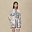 "Ex-Libris a Main Levee" buttoned miniskirt, View: Worn, worn, view 2 of 5
